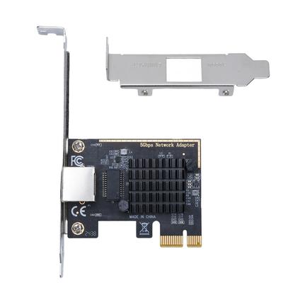 Placa de Rede PCI Express de 5Gbps para Chip RTL8126 Porta RJ45 Adaptador de Rede Ethernet PCIe para Win 7 8