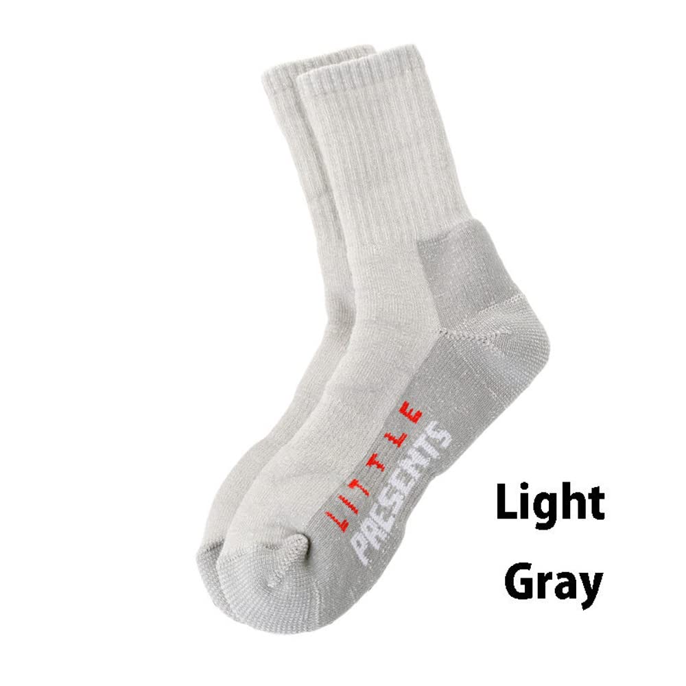 LITTLE PRESENTS Ponožky z merino vlny (Extra silný) AC-122 Šedá, Velikost L