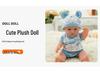 30cm Soft Vinyl Baby Doll - Children's Toy with Simulation Features for Playhouse Fun.