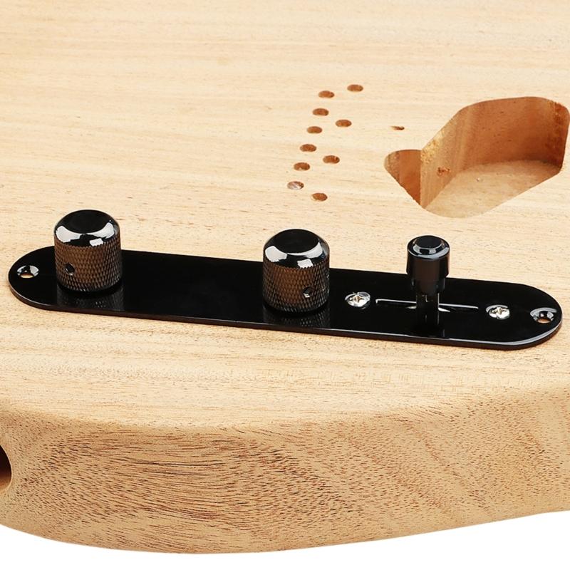 Prewired Guitar Switch Control Plate 3 Way Wired Loaded Control Plate with Switch Knob for Electric Guitar Playing Part