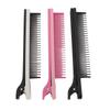3pcs Teasing Clip Comb for Hair Stylist Parting Flat Iron Comb Attachment Clip On Coloring Styling