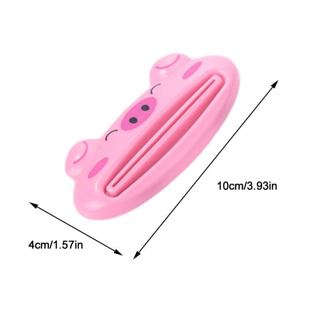 5 Stück Tierform Zahnpasta Squeezer Kosmetiktuben Spender Cartoon 4R6T Kopf K9M8