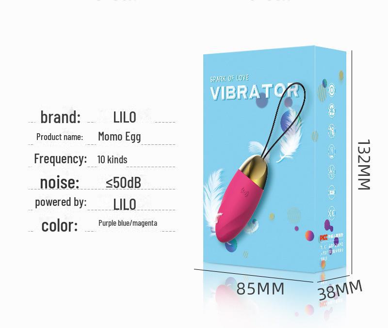 LILO Laile Momo Egg Women's Wireless Vibrator offers variable vibration frequencies for a pleasurable massage experience. Perfect for adult use.