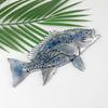 Soft Silicone Mold for DIY Craft Wall Hanging Decorations Embossed Fish Shaped Design Crystal Epoxy Resin Casting Mould