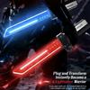 Photo artifact double-edged youth magic lightsaber red and blue light adjustment cool technology retractable and portable