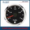 Car Truck Boat Motorcycle Universal 52mm Fuel Level Gauge Meter 0-190ohm 240-33ohm Signal with 7 Colors Backlight 12V 24V