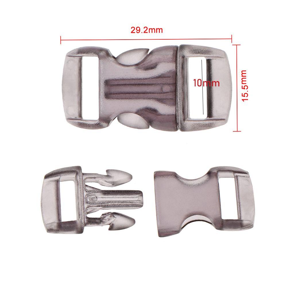 quality 3/8" 10mm Curved Dog Collar Strap Webbing Outdoor Tool Camp Bag Parts Side Release Buckle