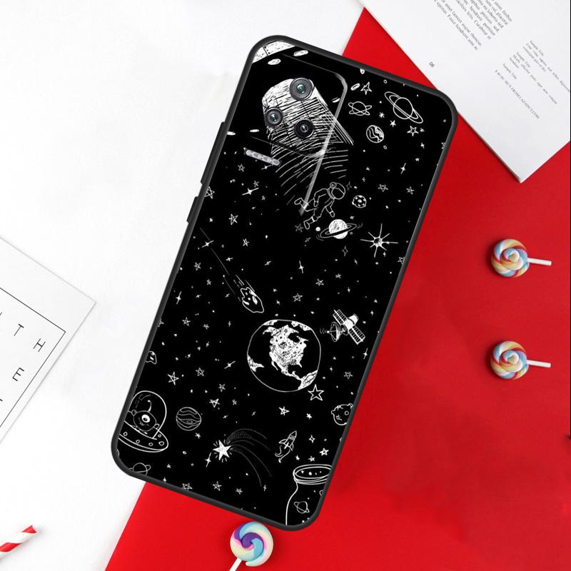 Aesthetic Space Stars Planet Cover For Xiaomi 11T 12T 13T 14T Pro 13 14 15 Ultra POCO X7 Pro X3 X5 X6 F5 F6 M6 Pro Case