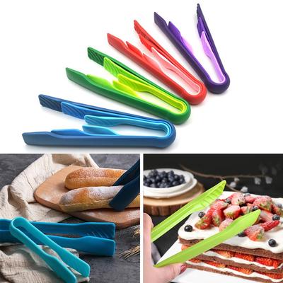 3pcs PP Silicone Food Tong Kitchen Tongs Non-slip Cooking Clip Clamp BBQ Salad Tools Grill Kitchen Accessories