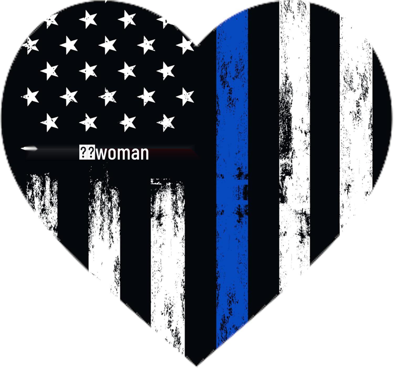 

Thin Blue Line American Flag Sticker for Cars & Laptops