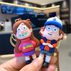 Gravity Falls Mabel Pines Backpack Keychain Cartoon Car Pendant Ornaments Gift