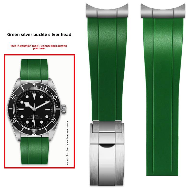 

Watch band For Tudor Biwan Black Bay M79230R M79363N series Metal Curved End port Rubber Watch Strap 20mm 21mm 22mm 20mm