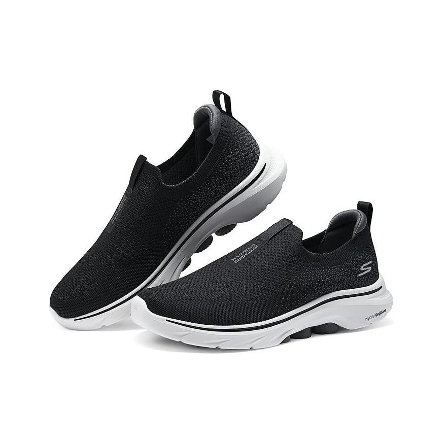 Skechers Go Walk 7 Scarpe Sportive Comode Casual Leggere Traspiranti Assorbi Sudore Basse Sneakers Lifestyle Sneakers da Uomo Nero 216633-BKCC