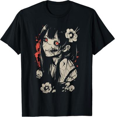 Anime Horror Manga | Giappone Giapponese Spaventoso Kawaii Goth T-Shirt