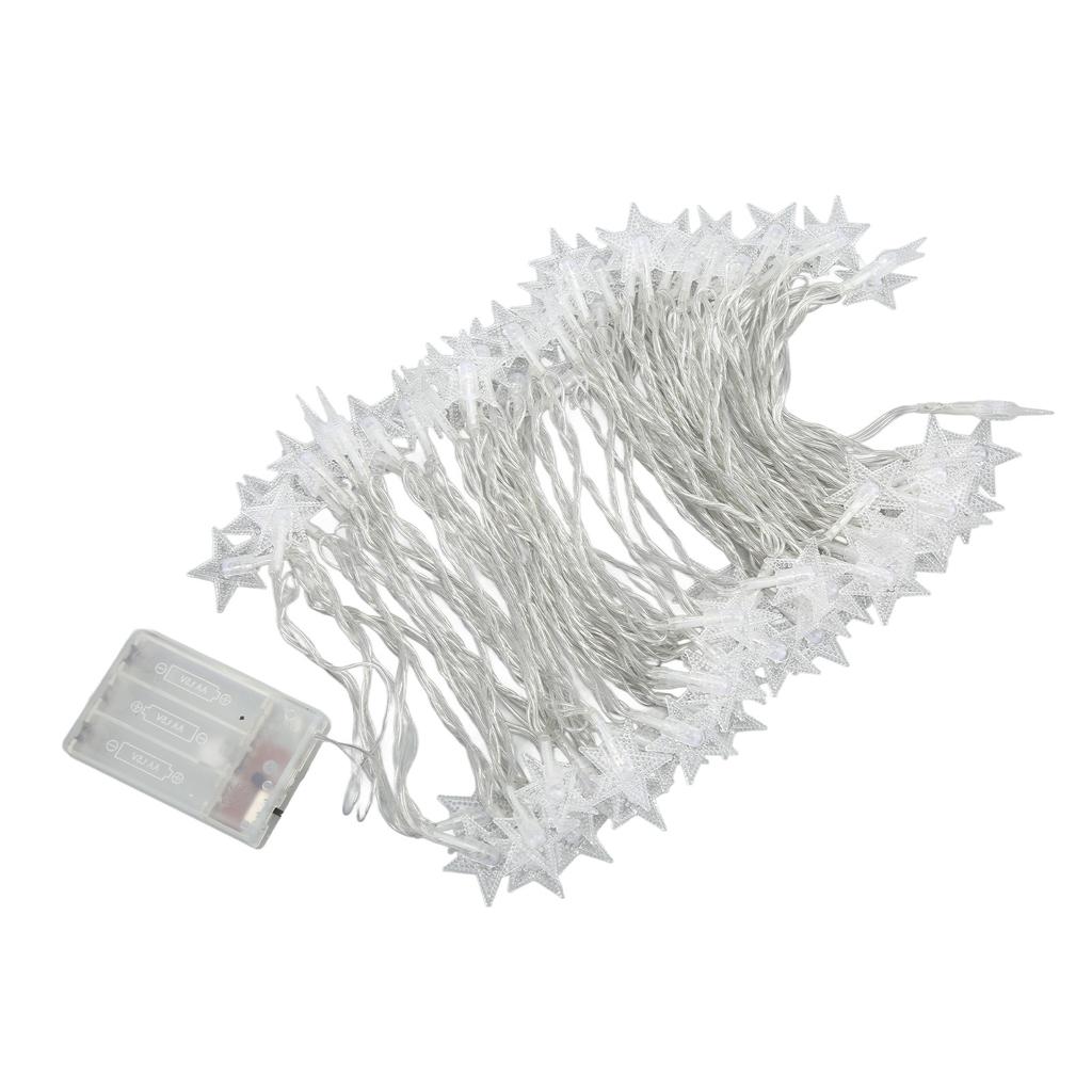 Star String Lights 3 To 4.5V Waterproof 10 Meter Battery Powered LED String Lights with Two Modes String Lights for