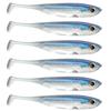 5PCS Vivid Silicone Fishing Soft Lures 10cm 8 Colors Artificial Lures Soft Fishing Jig Lure Fishing