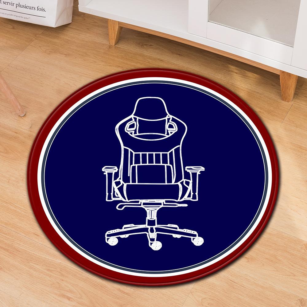 Simple Printed Carpet Computer Chair Mat Office Chair Floor Mat Door Mat Foot Mat