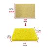Yellow Soldering Cleaning Sponge Cleaner for Electric Welding Accessory 10pcs