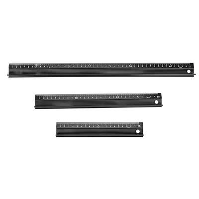 Multi-functional Aluminum Alloy Protective Ruler Skillful Manufacture Superior Quality Anti Slip Metal Straight Ruler