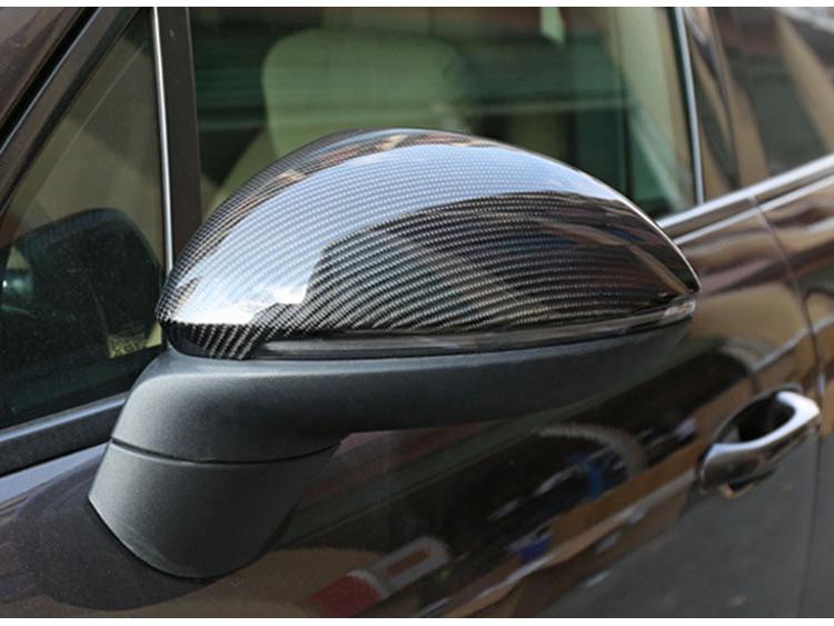 Porsche Cayenne 9Y1 Carbon Fiber Rearview Mirror Cover Replacement