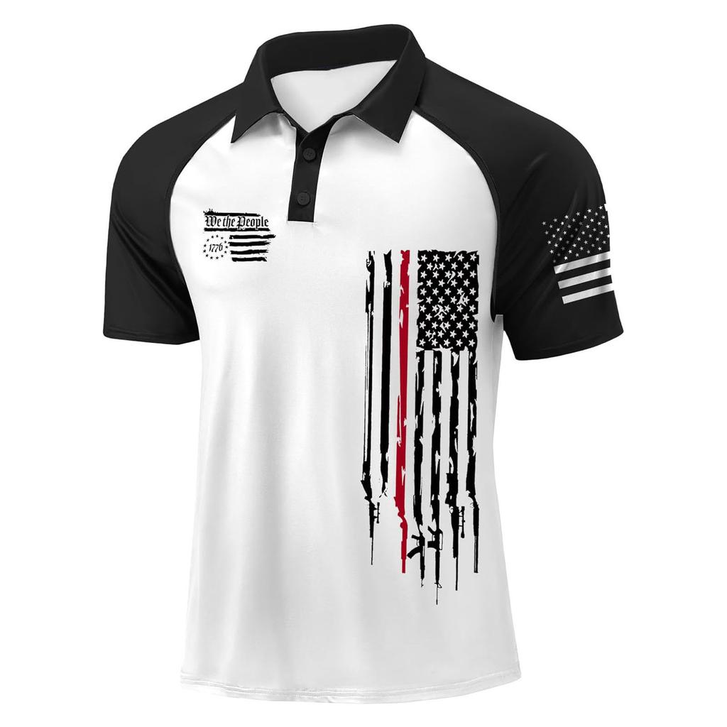 Men's Casual Button-Down Collar Short-Sleeve Shirt
