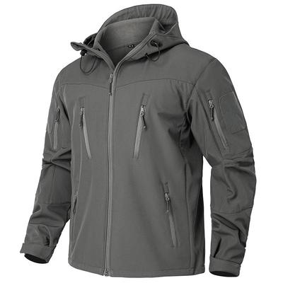 Taktische Softshell-Jacke für Herren, wasserdicht, warm, Fleece, mit Kapuze, Militärmantel, Winter, Wandern, Jagd, Kleidung, Oberbekleidung, Outdoor, Windjacke, USA-Größe
