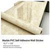 Marble PVC Self-Adhesive Wall Sticker 15.7"X 118" Suitable for Self-Adhesive Waterproof Kitchen Counter Wallpaper for Desktops