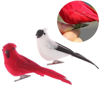 Kreativer künstlicher Papagei Imitationsvogel Schaum Feder Modell Heim Außen Garten Hochzeitsdekoration Ornamente DIY Party