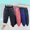 Pantaloni Imbottiti Spessi per Bambini e Bambine Caldi Pantaloni per Bambine in Autunno e Inverno Pantaloni in Cotone Pantaloni per Bambini Grandi