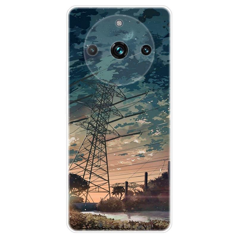 Pro Realme 11 Pro Pouzdro Realme11 Pro+ Měkký silikonový zadní kryt Kreslený obal na telefon Módní