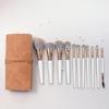 YDINI Kostenlose Probe Geringe Mindestbestellmenge 11 Stück Individuell Roségold Gesichtsabdeckstift Synthetikhaar Make-up-Pinsel-Set Eigenmarke