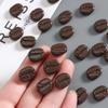 150 Pcs Artificial Coffee Beans, Simulation Resin Mini Faux Coffee Beans Artificial Plant for Home Kitchen Cafe Shop Cabinet Display Photography