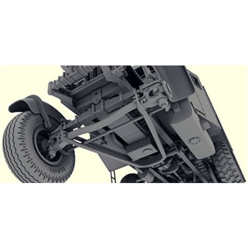 Thunder Model 1/35 Scale British Scammel Heavy Artillery Tractor R100 BL 7.2-inch Howitzer Plastic Model Kit TB35212