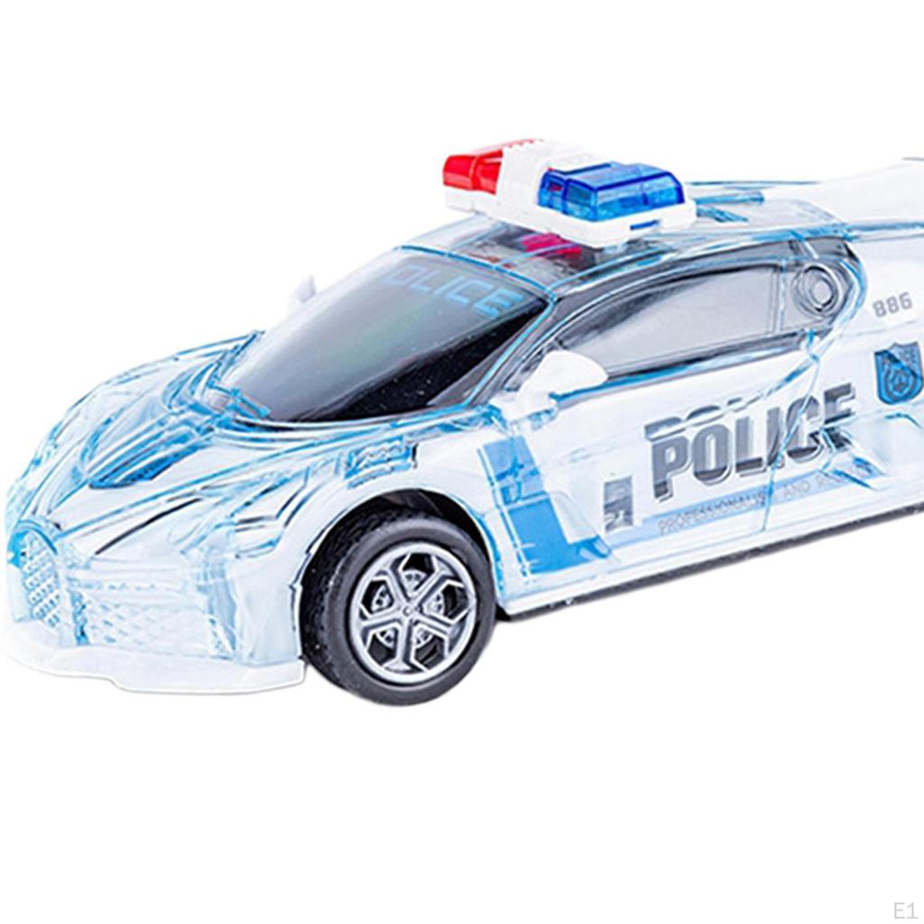 Electric Car Toy Model Kids Vehicles Toys with Sound and Light for Boys Girls