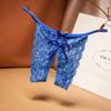 Sexy Big Crotch Thong Ladies Transparent Lace Sexy Underwear Panties Open Crotch Panties