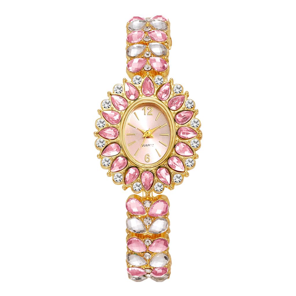 Luxury Rhinestone Women Watches Fashion Bracelet Strap Ladies Quartz Wristwatch Girls Clock Reloj Mujer