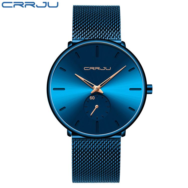 CRRJU 2150 Men's Casual Stylish Blue-Band Watch