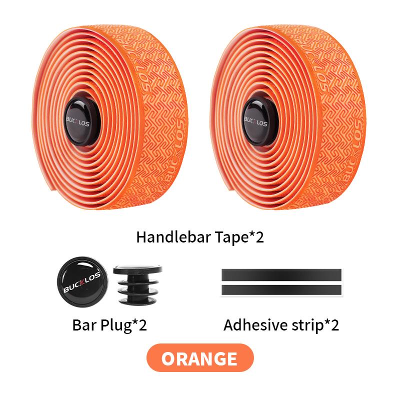 BUCKLOS Road Bicycle Handlebar Tape Non-slip PU EVA Bike Handlebar Strap Racing Bike Drop Bar Tape Road Cycling Accessories