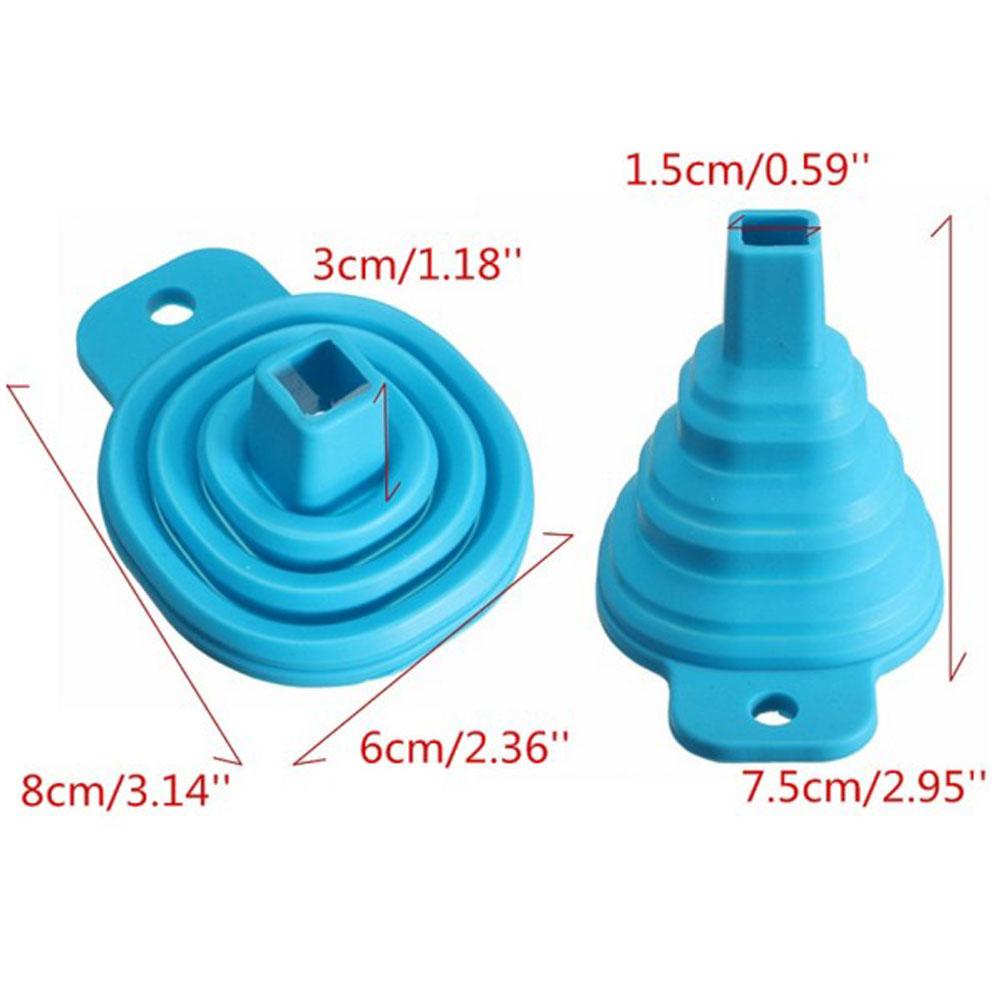 Dispense Stretch Creative Necessities Kitchen Liquid Silicone Folding Funnel Collapsible Oil Leak