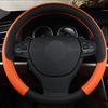 Artificial Leather Three-dimensional Embossed-car Without Inner Steering Wheel Cover Auto Parts For 37-38cm Steering Wheel