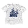 Knight Riding Snail For Friends White T Shirt Vintage Stylish Designer Clothes Fashion Unisex Streetwear Comfortable