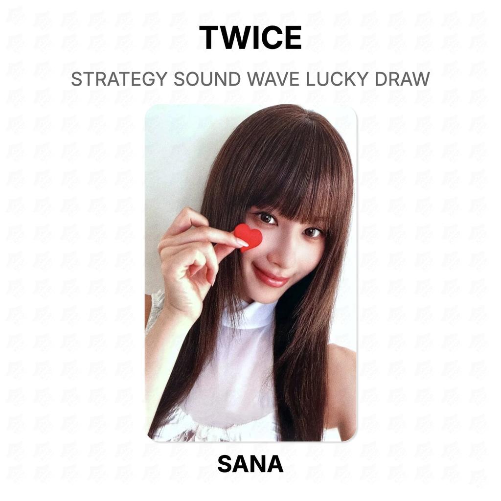 Twice STRATEGY ONDA SONORA SORTEIO OFICIAL Fotocarteira Oficial