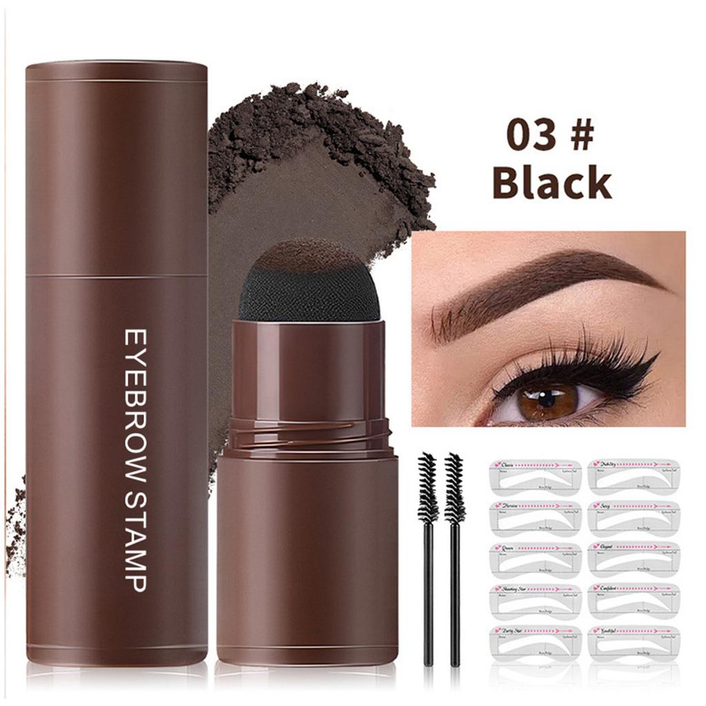 1 Set Contouring Duo: Eyebrow Powder + Hairline Filler – Buildable Color for Natural-Looking Makeup Application