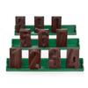 TopBazar Silicone Chocolate Mold Numbers 10x20cm Brown Baking Tool