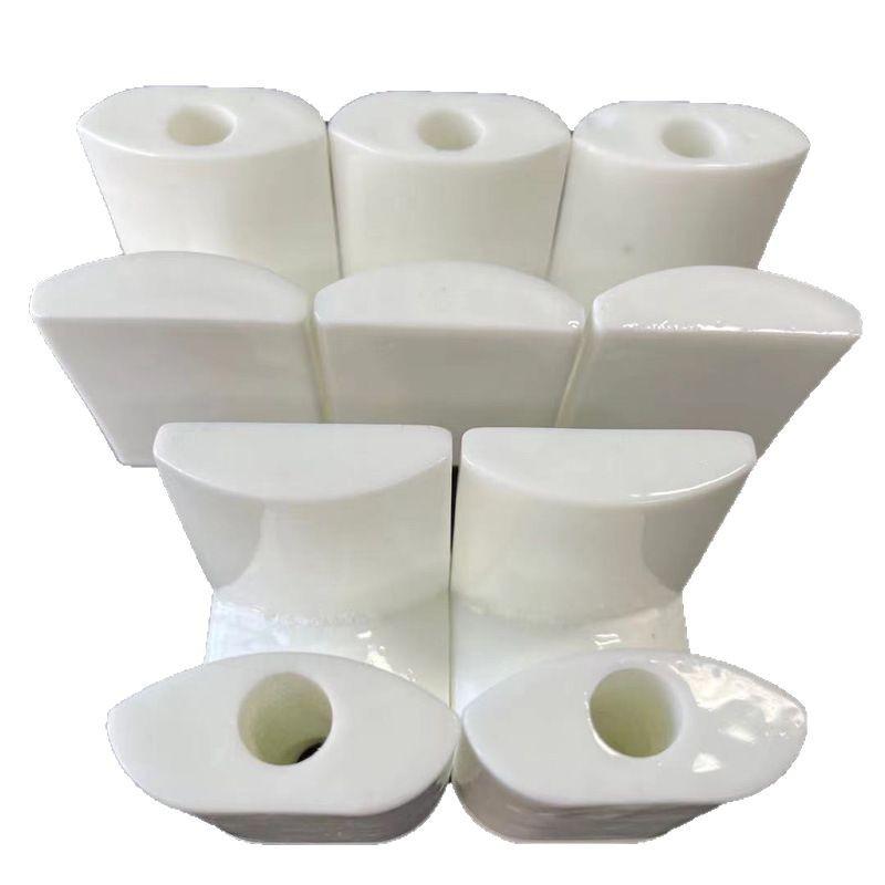 Glazed U-Shaped Electroplated Alumina Ceramic Parts - Special-Shaped Pre-Fired Fixings