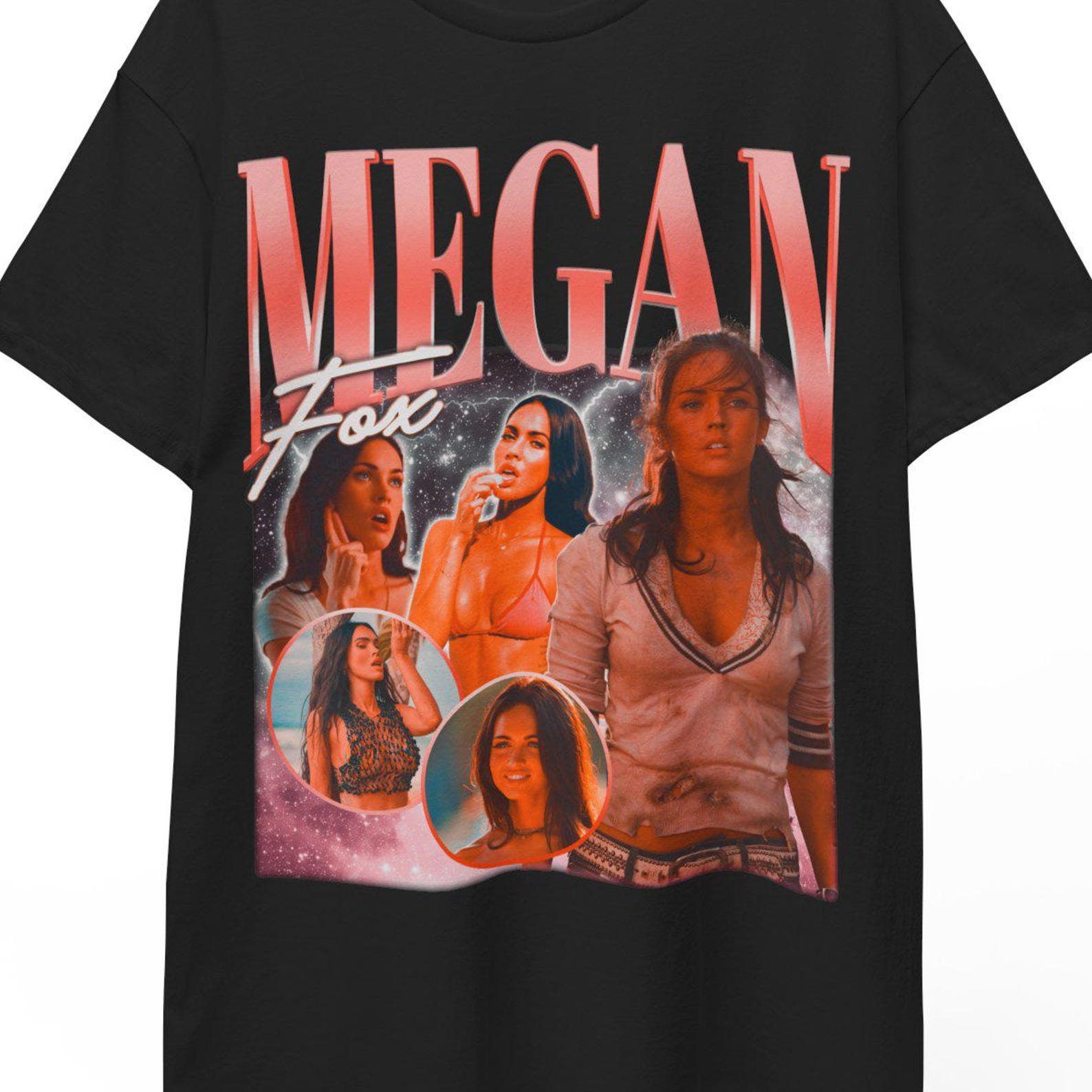Megan Fox, Megan Fox Shirt, Megan Fox Tshirt, Megan Fox Poster, Actress Megan Fox Movies, Retro Megan Fox Tees, Vintage Megan Fox Clothing S