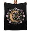 Moon Serpent Throw Blanket Multi Use Warm Blanket for Living Room Bedroom
