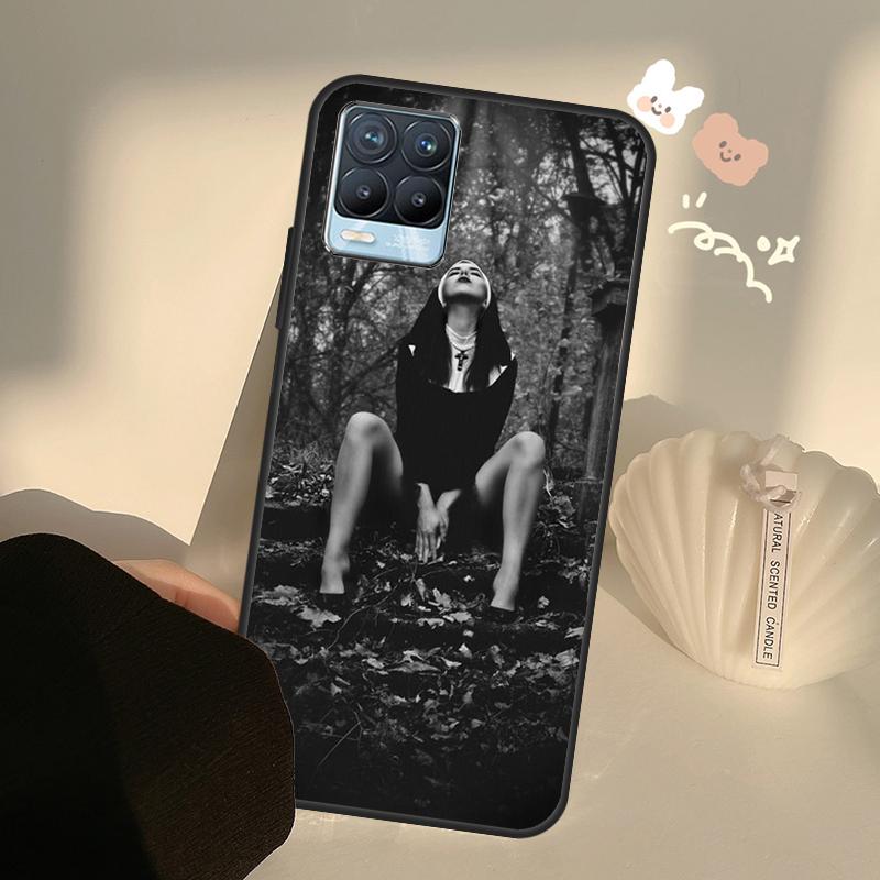 Sister Style Nun Sexy Girl Case For Realme C71 C63 C61 C55 C51 C53 C25 C65 C67 C75 11 12 13 14 15 Pro Plus GT6 GT7 Pro