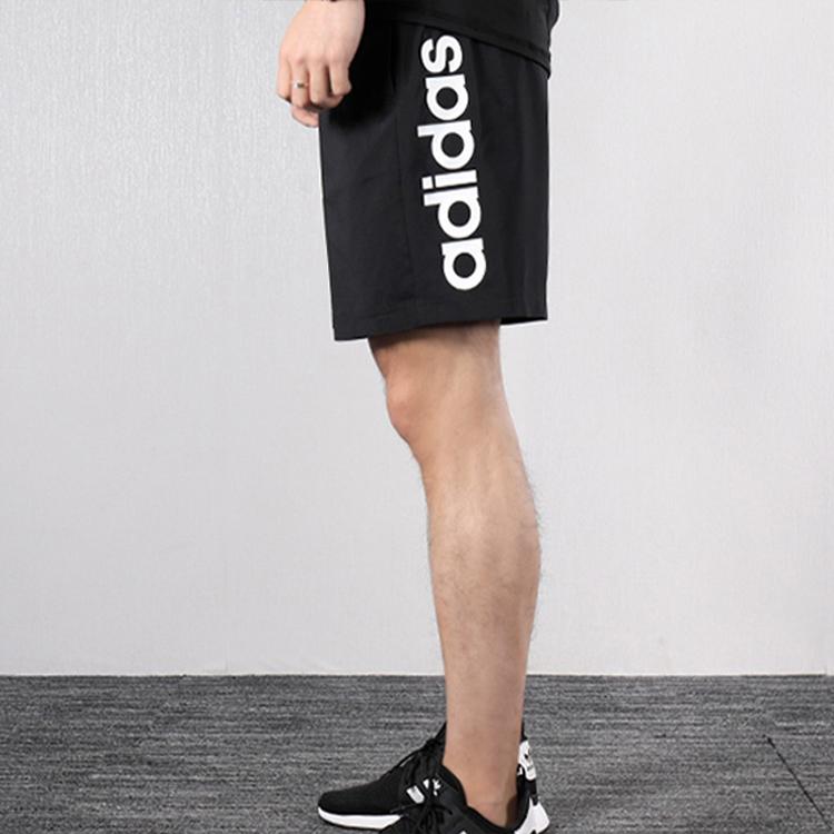 Adidas E Lin Chelsea Sporty Regular Fit Mid-Waist Woven Shorts Men Bottoms Black DQ3074