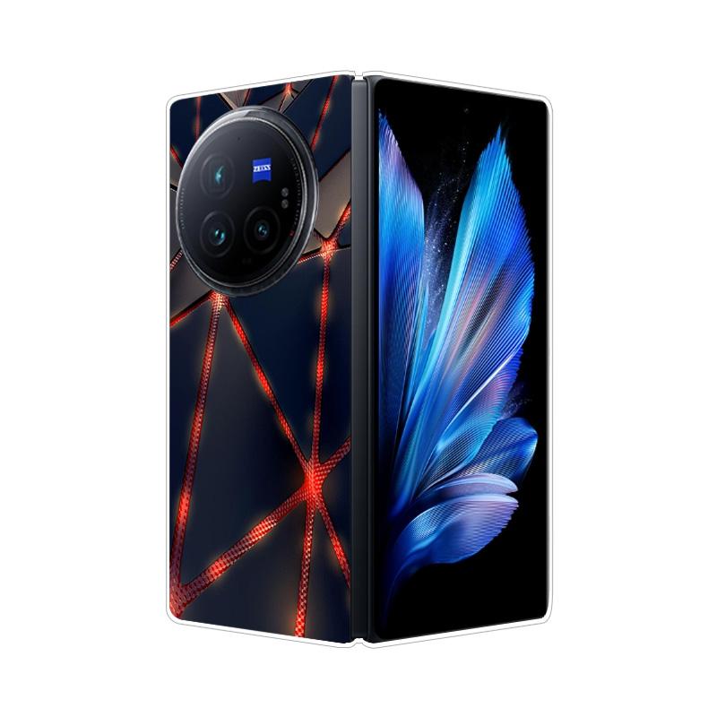 Per VIVO X Fold 3 Pro XFold 3 X Fold 2 Plus Custodia Cover Posteriore Rigida in PC Effetto Marmo Per Vivo X Fold3 Pro Fold2 Guscio Telefono Copertura Completa
